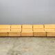 Bogo sofa in leather and suede, by Carlo Bartoli for Rossi di Albizzate