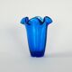 Cobalt glass vase, Danish design, 1970s, made in Denmark