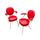 2 anciens fauteuils vintage