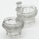 Vintage pressed glass salt shaker
