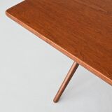 Hans Wegner's AT 303 cross-legged dining table, Andreas Tuck, Denmark, 1950