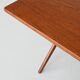 Hans Wegner's AT 303 cross-legged dining table, Andreas Tuck, Denmark, 1950