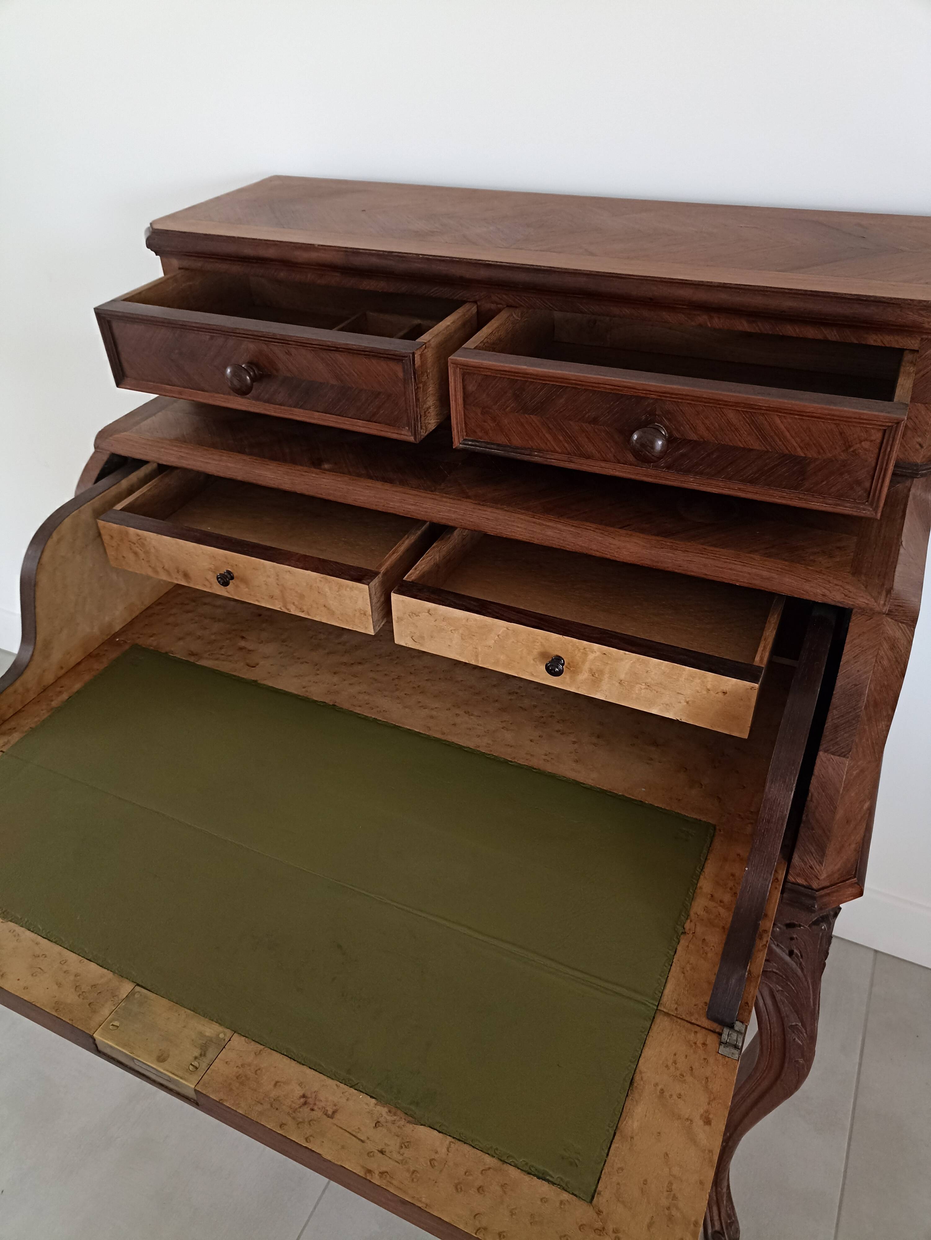Louis XV style sloping desk