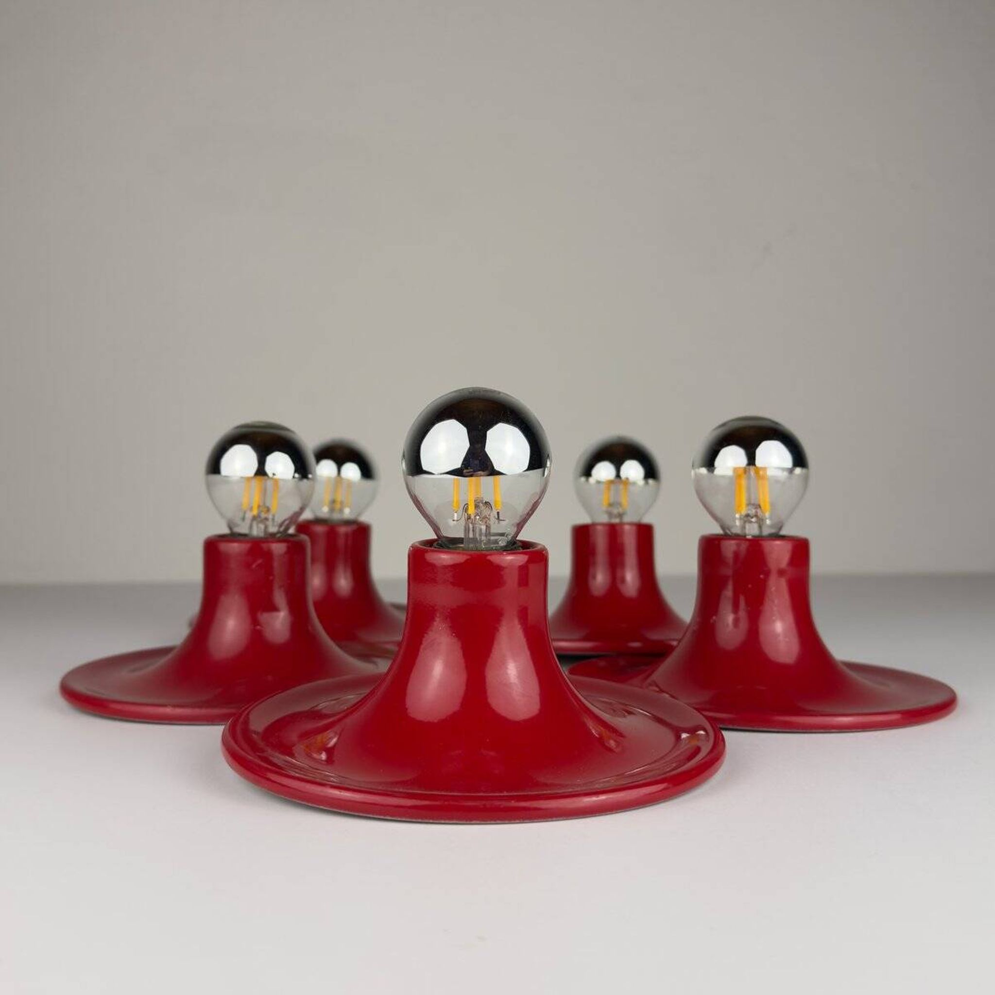 Mid-century modern Italian wall light by Targetti Sankey, 1970s.