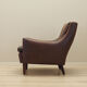 Brown leather armchair, Danish design, 1960s, designer: Edmund Jørgensen