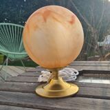 Lamp globe glass paste
