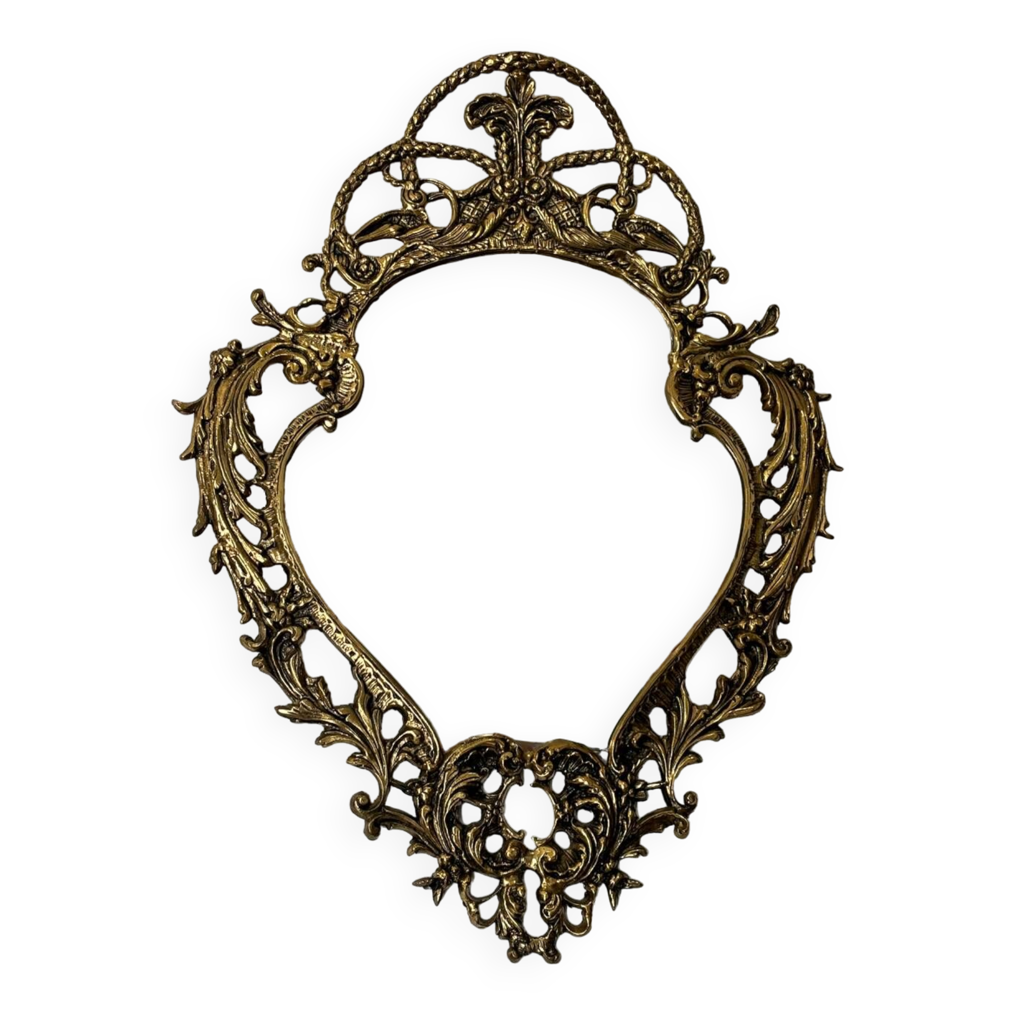 Miroir en bronze doré