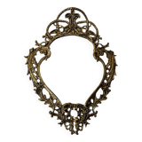 Gilded bronze mirror