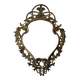 Gilded bronze mirror