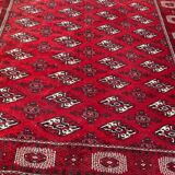 Vintage carpet bukhara afghan 196x274 cm