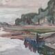 Marine oil on canvas signed
