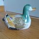 Duck empty-pocket ceramic slurry signed YR