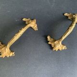 Antique Art Nouveau bronze furniture handle, 1900