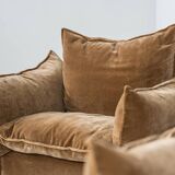 Mid-Century Modern Pair of Armchairs "Cado" by Gunnar Gravesen and David Lewis Divano for ICF, Italy