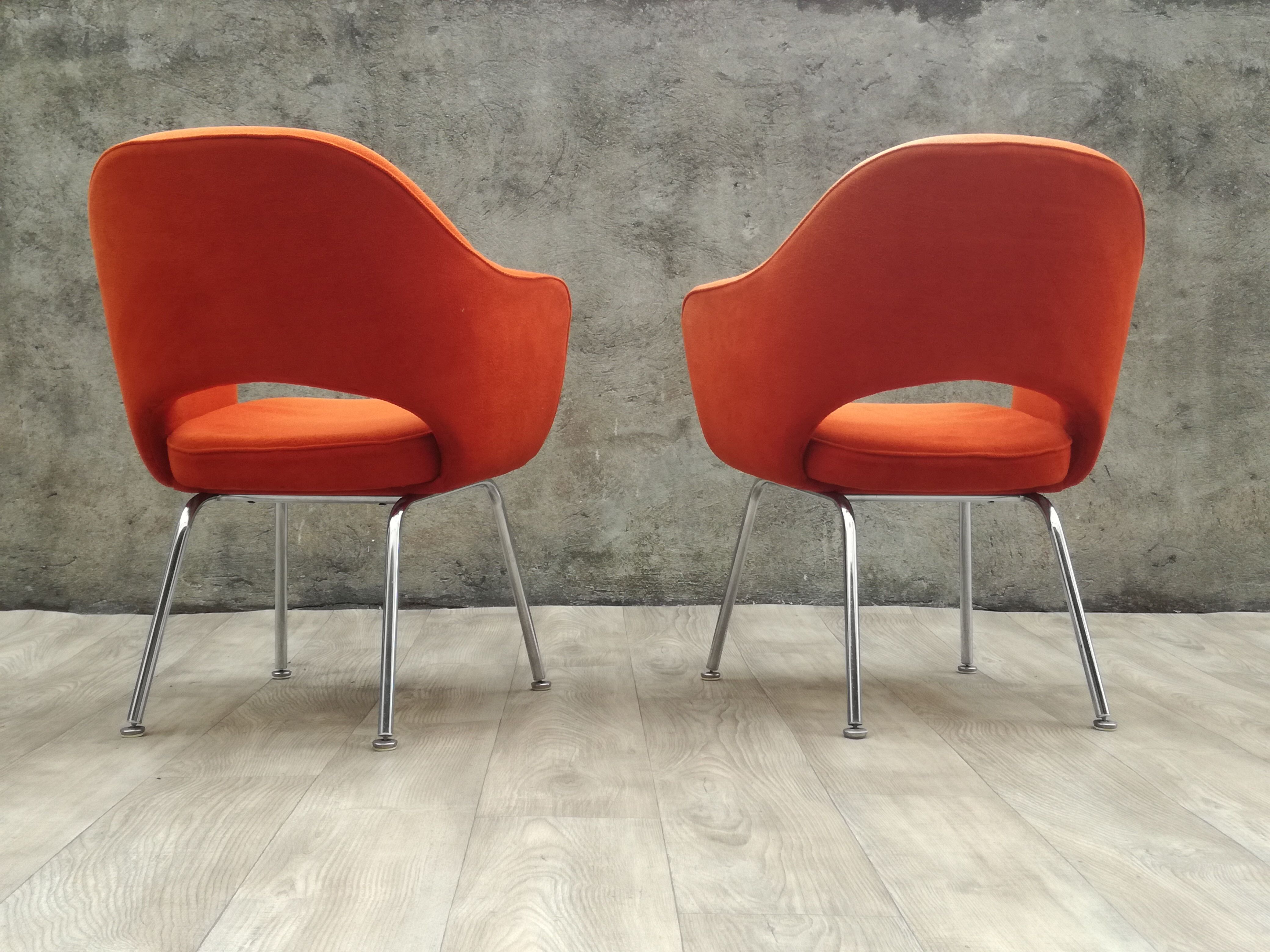 Pair of armchairs "conference" Eero Saarinen for Knoll years 60