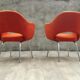 Pair of armchairs "conference" Eero Saarinen for Knoll years 60
