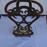Audemar Guyon bistro enameled cast iron umbrella stand in Dole Jura France