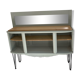 Art Deco console in oak