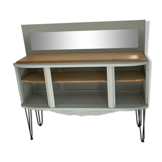 Console art Déco en chêne