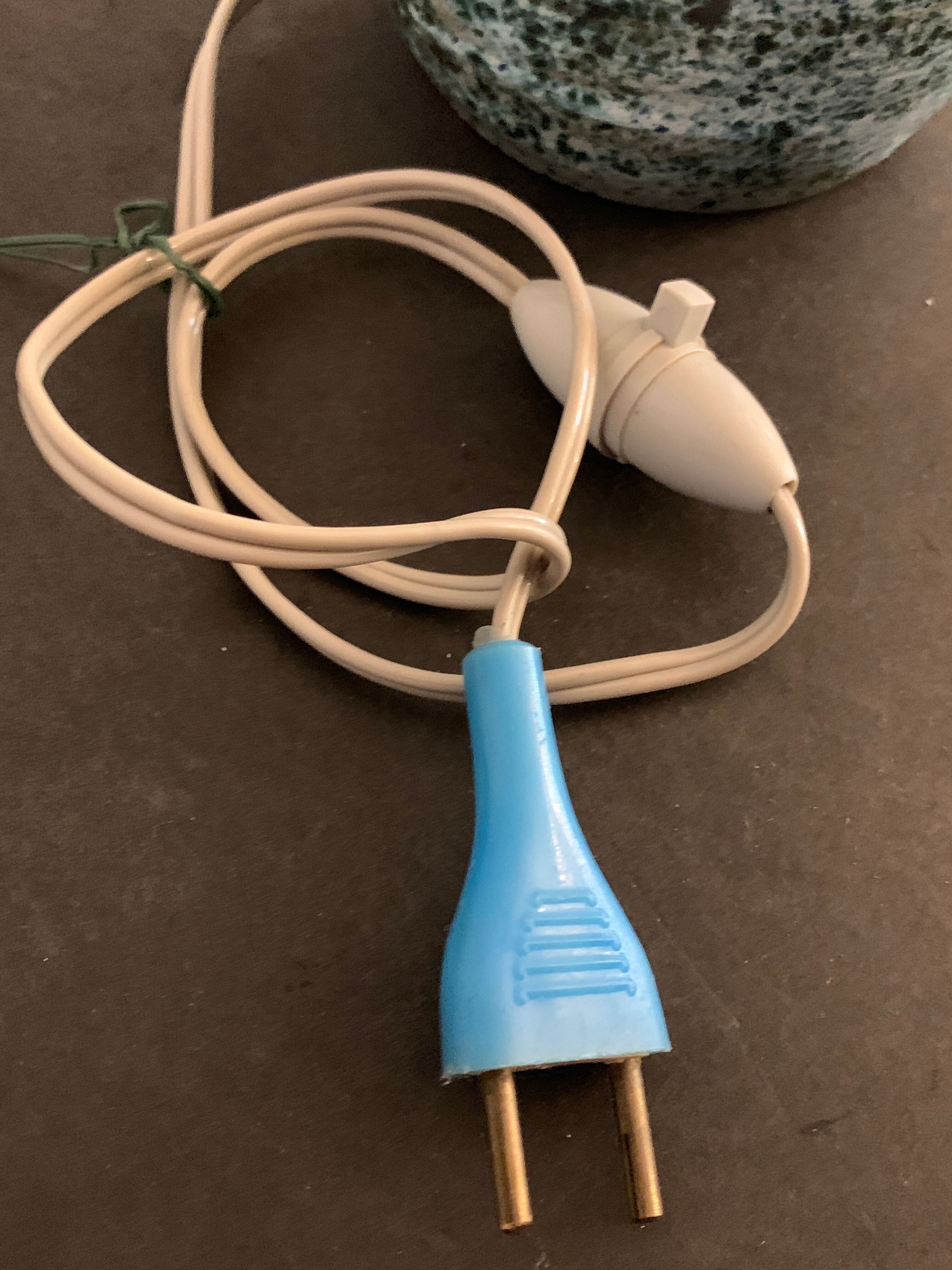 Ceramic lamp foot Monique Senlis, 1970