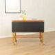 Elegant serving trolley made of fine teak wood with folding function, Gemla, Sweden, 1960s