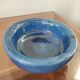 Vide-poches artisanal vintage bleu cobalt en céramique