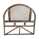 Vintage rattan headboard for 1-person bed