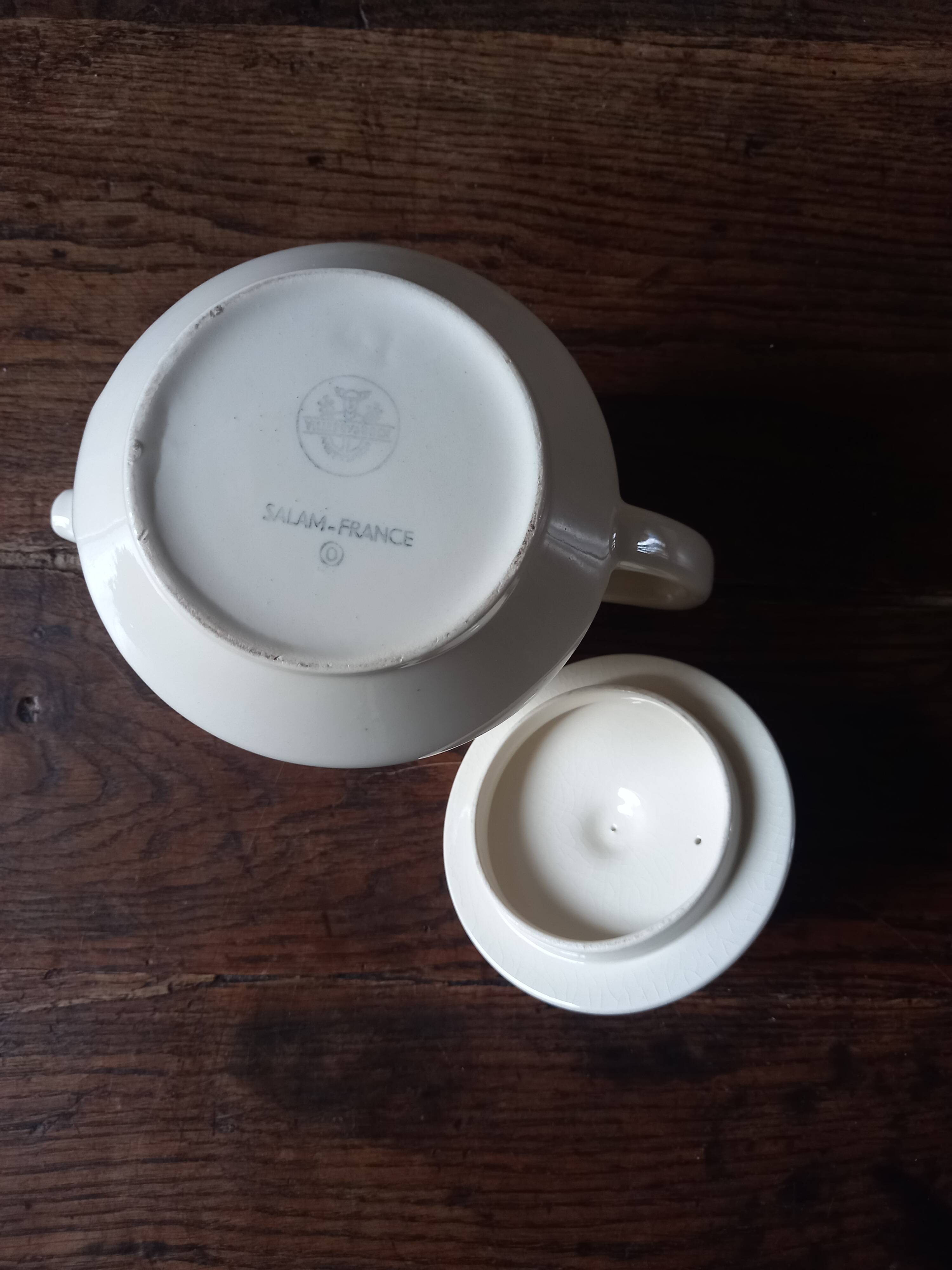 Théière en faïence écru Villeroy & Boch