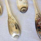 6 vintage silver plated soup spoons hallmarked 2106152