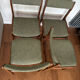 Lot of 4 1960s Scandinavian style chairs.
