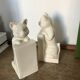 Paire de serres livre chat