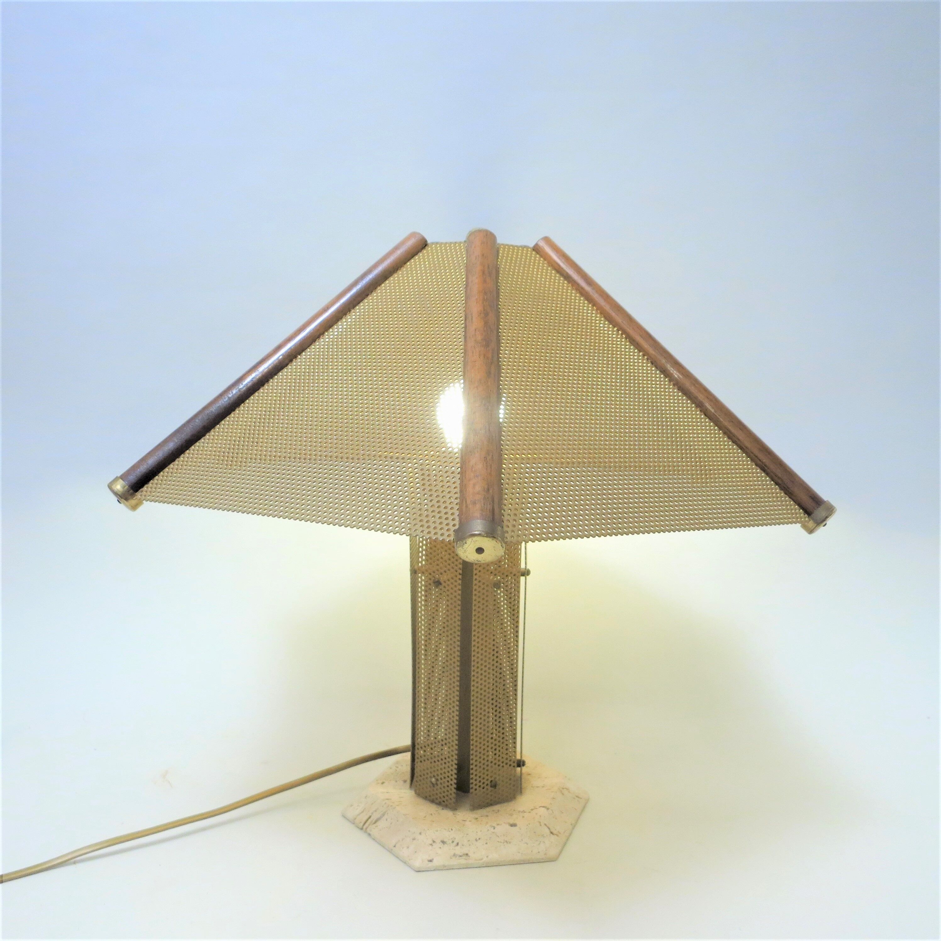 Italian brutalist lamp 70s
