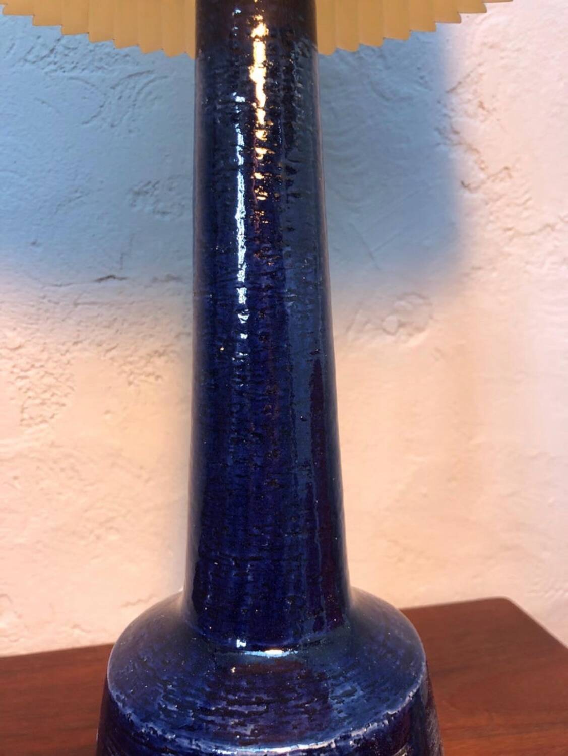 Vintage Pottery Table Lamp by Palshus for Le Klint of Denmark