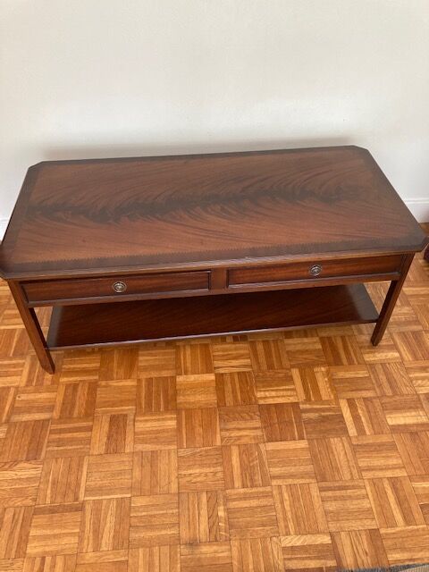 Mahogany coffee table