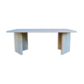 Travertine coffee table