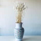 Vase coloré en terre cuite émaillée