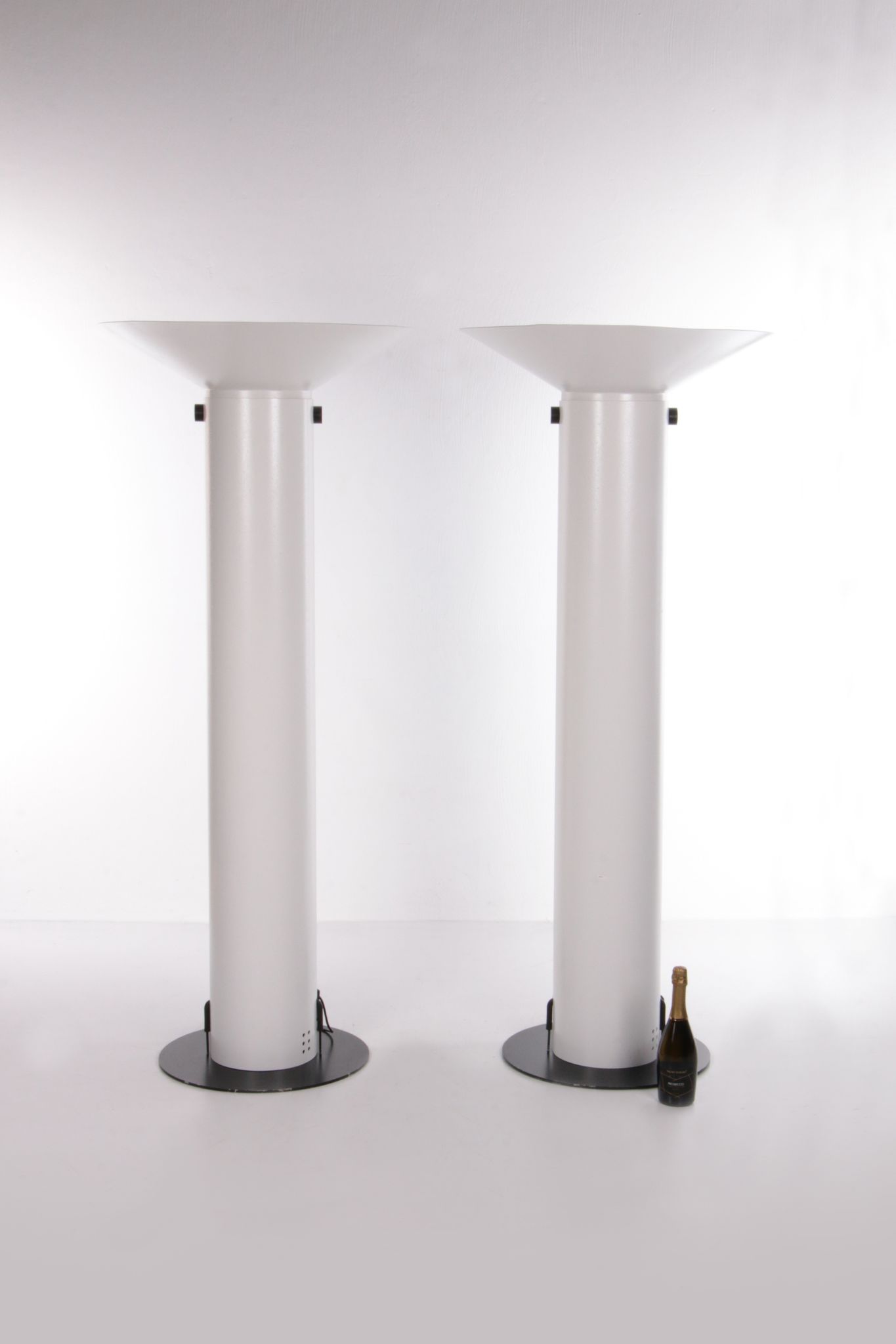 Set of 2 floor lamps, 1960 italy