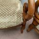 Paire de fauteuils de style Empire en hetre teinté xx siècle