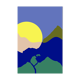 Affiche a3, rond soleil arbre 2