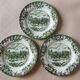 8 Johnson Bros "Coaching Scenes" English dessert plates