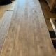 Solid wood farmhouse table