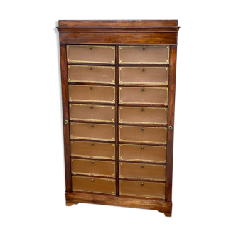 Mahogany cardboard furniture of  Louis Philippe XIX century