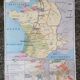 Ancienne carte MDI historique : La guerre de 100 ans.
