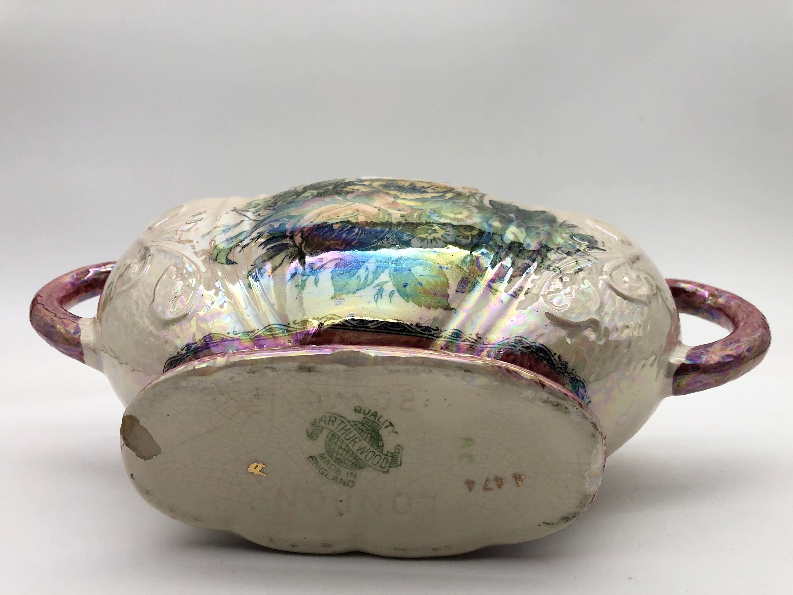 Vintage vase, British pottery, "Arthur Wood"