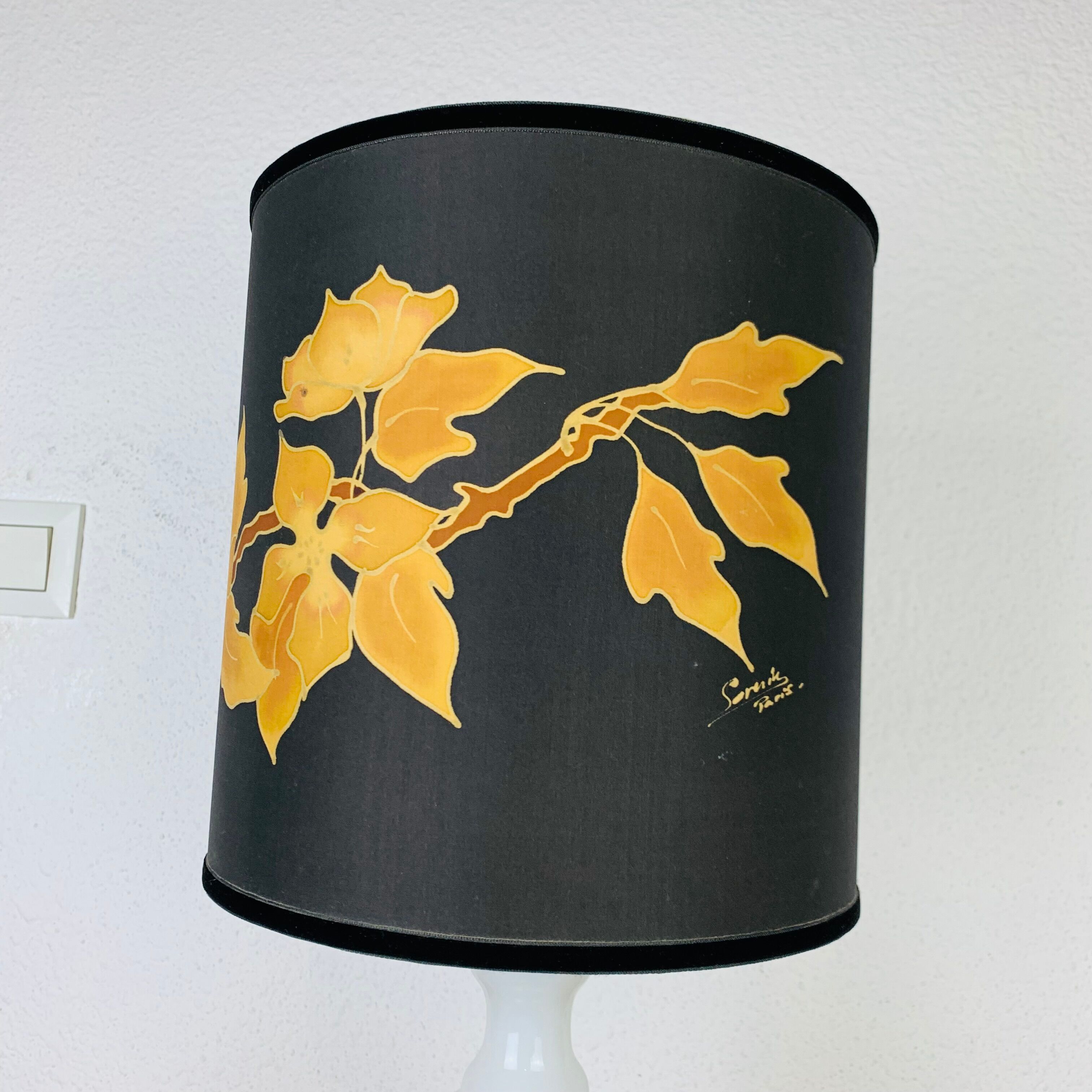 White opaline lamp 50s