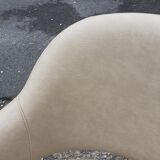 Pair of vintage swivel armchairs design xxeme