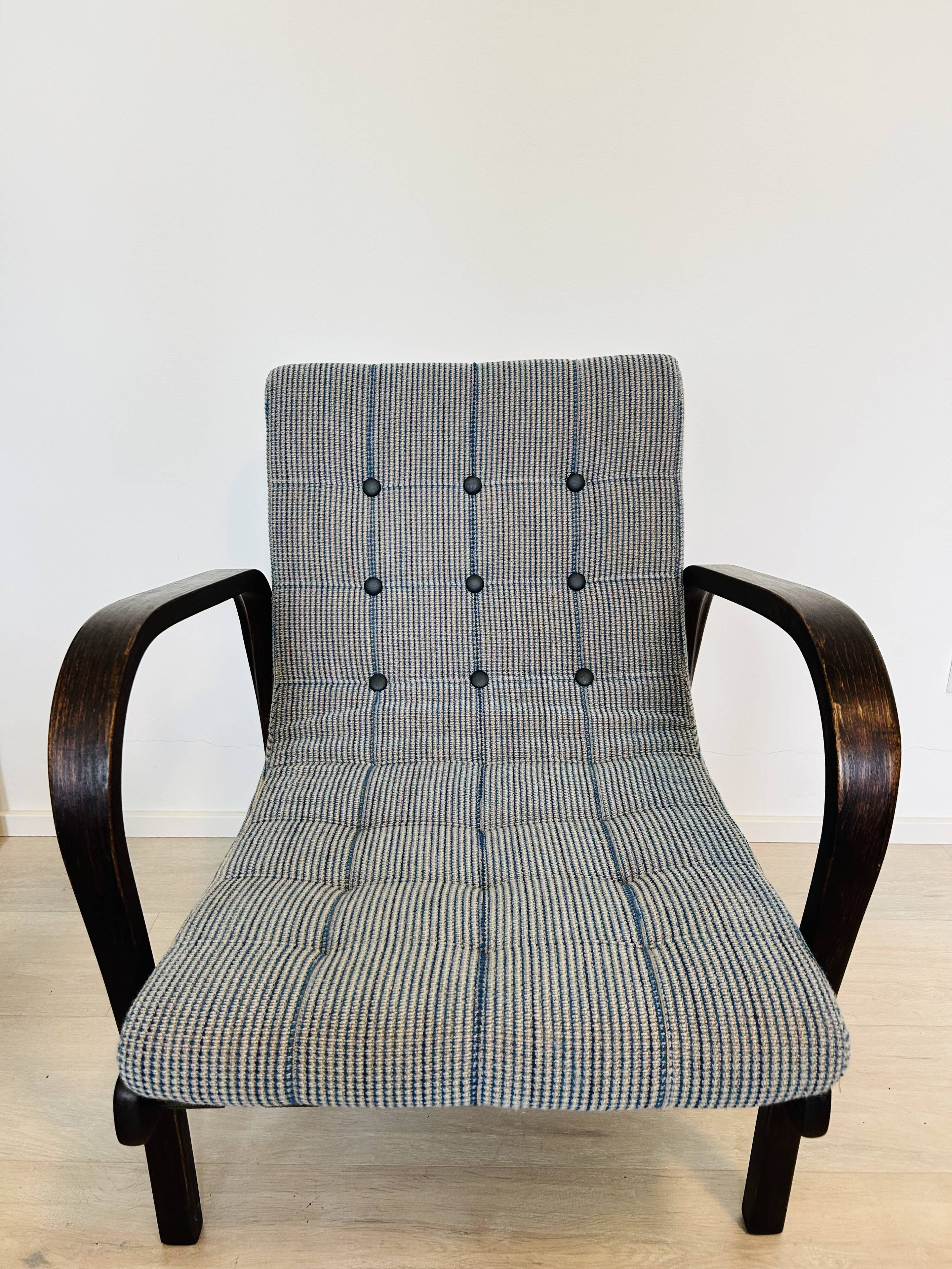 Vintage Lounge Armchair by Kropacek&Kozelka for Interior Prague, 1960’s