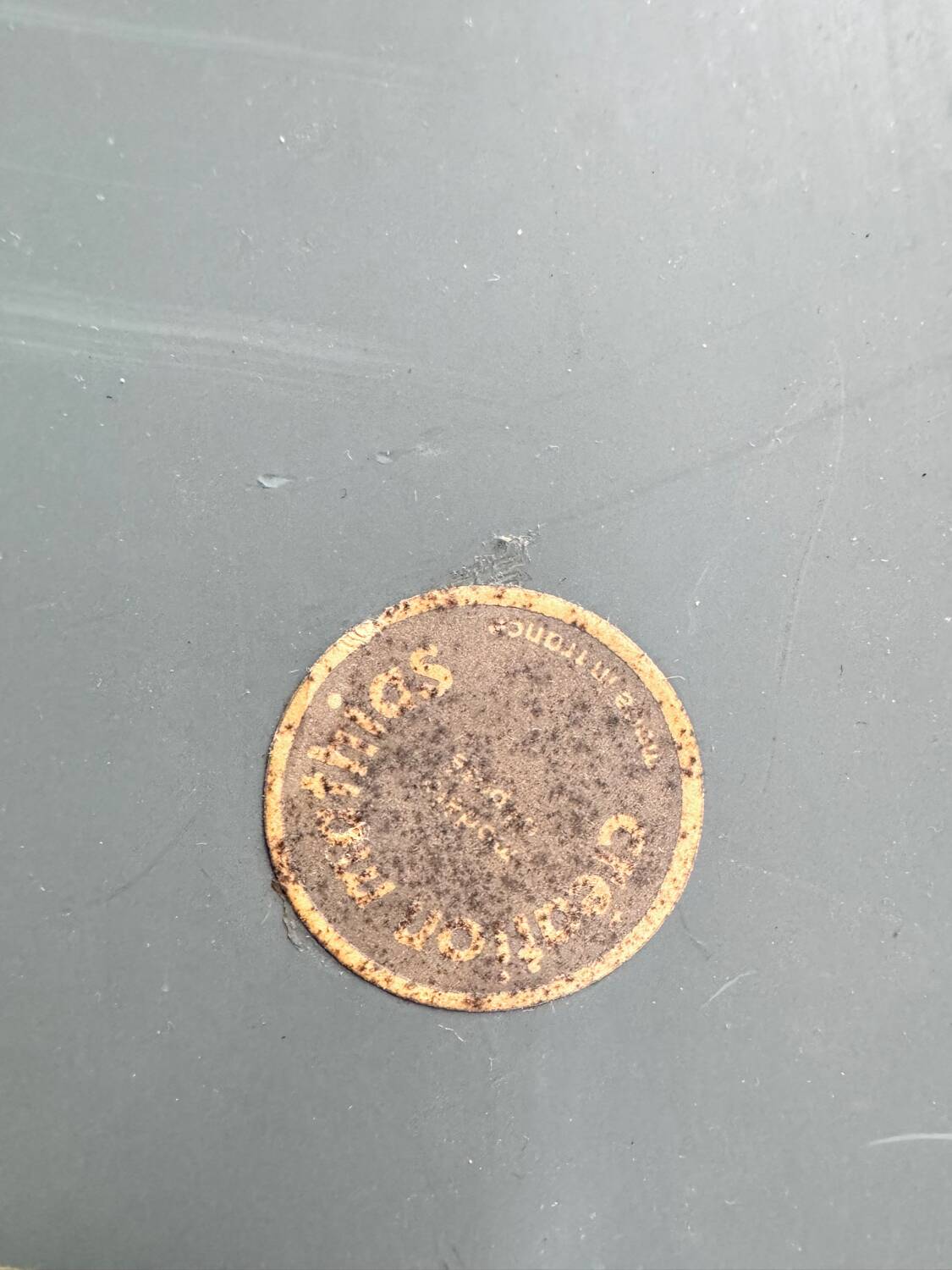 Miroir pomme Atelier Mathias Design Paris, 1970