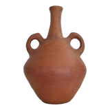Vase artisanal à anses en terre cuite