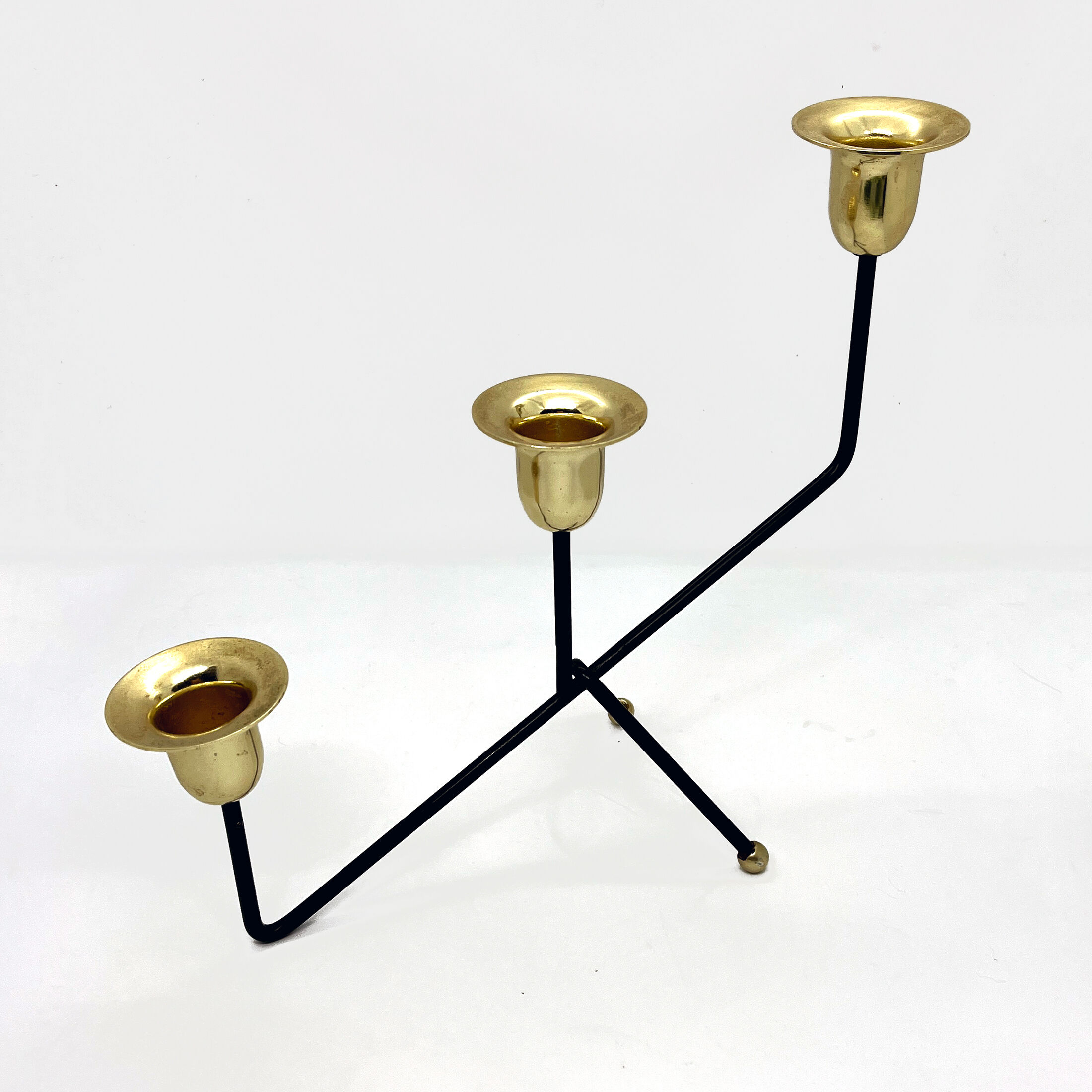 Minimalist table candlestick, belgium, 1970s